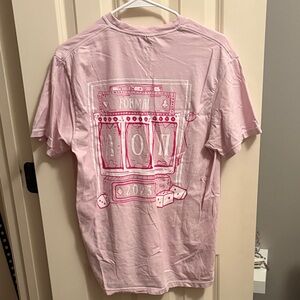 Pink Sorority AOII Graphic T-Shirt